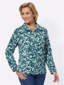 Флисовая рубашка с принтом шалфея и бензина WITT WEIDEN