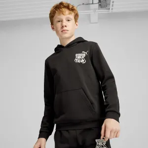 Детская толстовка ess+ MID 90s Hoodie FL B Puma, чёрный