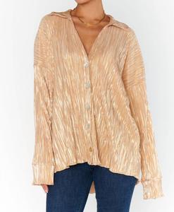 Топ Everywhere с золотой складкой Show Me Your Mumu