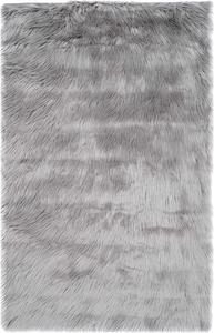 Коллекция SAFAVIEH Faux Sheep Skin, ковер, 77 x 122 см, цвет Grey, артикул FSS235D, Silken Glam
