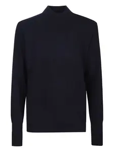 Кашемировый свитер с высоким воротом Ballantyne, синий
