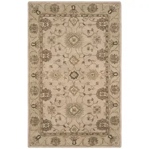 Ковер из шерсти с цветочным рисунком в рамке Anatolia Cameron Safavieh, 244x305 см