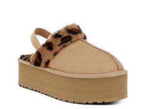 Тапочки London Rag Catriona Slipper, Beige Leopard Print