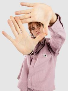 Рубашка Carhartt WIP Tolan Hemd, toland stripe/pink fog