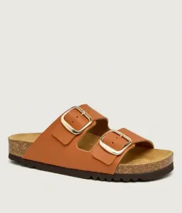 Тапочки Джозефины Scholl, коньячный