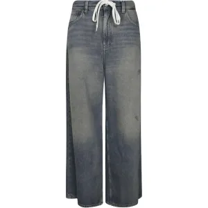 Джинсы Wide Leg MM6 Maison Margiela, синий