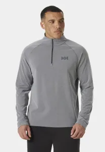 Футболка tyri с длинными рукавами и застежкой-молнией до середины груди Helly Hansen, Ebony Melange