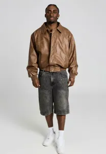 Главный наблюдатель, мешковатые выстиранные джинсовые шорты Grimey, Washedblack