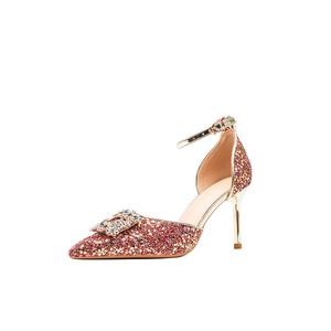 Zubumei Женские туфли на тонком каблуке красные, цвет Red