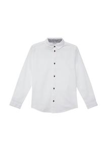 s.Oliver Рубашка на пуговицах Regular fit в белом цвете