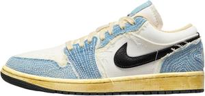 Мужские кроссовки Nike Air Jordan 1 Low, Ashen Slate/Black-Pale Ivory