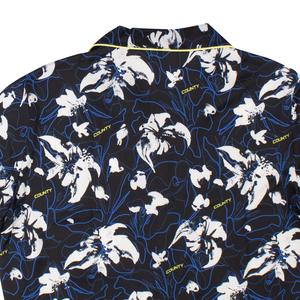 Футболка Marcelo Burlon County Flowers Hawaii - черная/белая