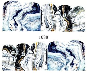 Водные наклейки для ногтей - №1088, Raisin