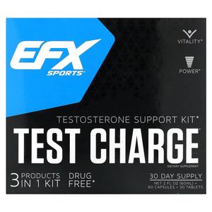 Test Charge, Набор для поддержки тестостерона, 1 комплект Efx Sports