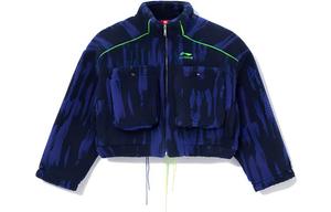 LiNing Короткое пальто женское синее