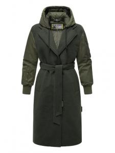 Шерстяное пальто tjadee 16 Marikoo, зеленый