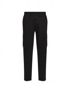 Брюки с нашивкой-логотипом Stone Island, черный