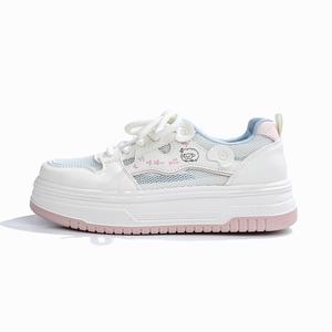 RENBEN Дышащие, нескользящие и износостойкие низкие кроссовки для скейтбординга для женщин, розовые и синие