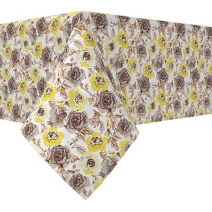 Прямоугольная скатерть, 100 % хлопок, 52х120 дюймов, цветочный 131