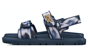 Диоровские босоножки на ремешке Act One женские синие