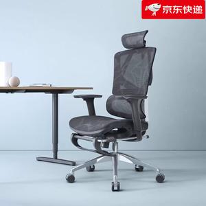 SIHOO Vito S, эргономичное компьютерное кресло для женщин, черное, с подголовником, подставкой для ног, алюминиевыми ножками, регулируемыми подлокотниками.