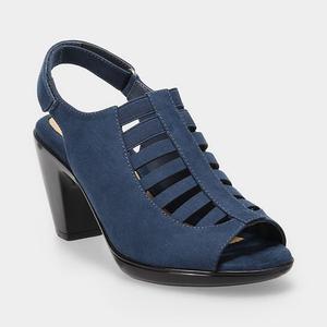 Женские босоножки-слингбэки на каблуке Caged Croft & Barrow, Navy