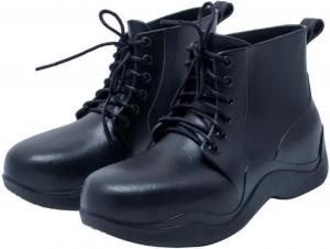 Женские модные резиновые сапоги, противоскользящие, износостойкие водонепроницаемые обувь для работы на улице, рыбалки и путешествий NIAIRKE, Black