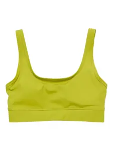 Бюстгальтер с логотипом UNNA, зеленый