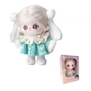 Одежда для кукол из хлопка платье для кукол плюшевая кукла высота 20см Dolls and bears dance, зеленый