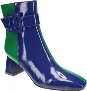 Женские сапоги Masseys Sydney с пряжкой и патентованной отделкой, Blue-Green-Patent