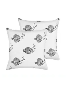 Декоративная подушка Beliani 2er Set Deko TWEEDIA, белый/черный