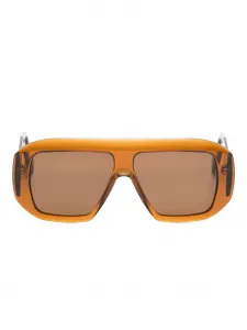 Солнцезащитные очки в прямоугольной оправе Andy Wolf, коричневый