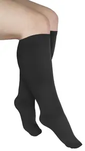 Тонкие гольфы Janastyle "BIG" (3 пары), на обхват икры до 56 см, черный