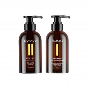 Имбирный шампунь и кондиционер для объема, восстановление и контроль жирности 300мл*2 FicceCode