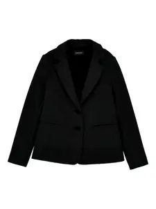 Однобортный блейзер Monnalisa, черный