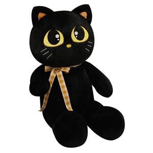 Плюшевая игрушка Extra Large Kitten, плюшевая кукла Companion For Growth высотой 60см/80см/100см/120см Mr. Toy, черный