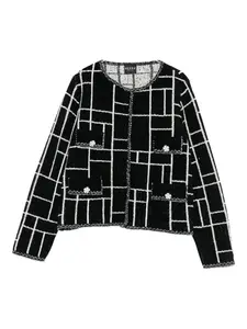 Куртка с геометрическим узором Neera, черный