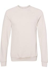 Толстовка BELLA + CANVAS из флисовой губки с круглым вырезом и рукавами реглан, цвет heather dust