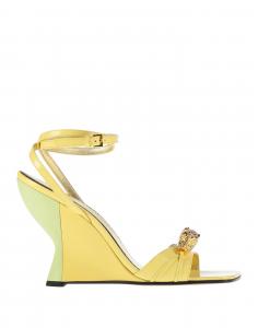 Сандалии Gucci, желтый