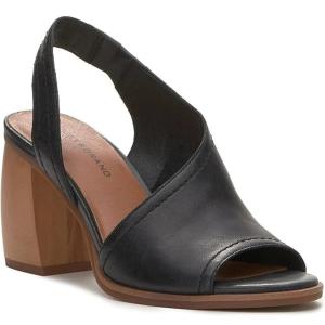 Женские сандалии Lucky Brand Xilna на блочном каблуке, черные, модель LION681