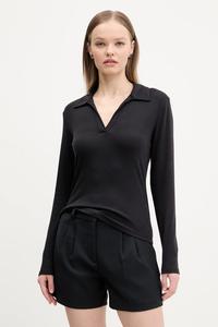 Лонгслив Abercrombie & Fitch, черный