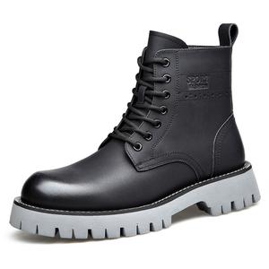 LUOMAIKE Черные короткие ботинки мартин, цвет Black