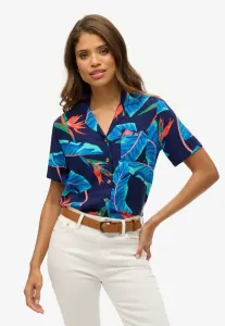 Курортная блузка на пуговицах Superdry & Co, Navy Paradise