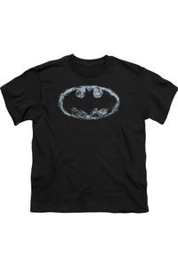 Футболка с коротким рукавом для детей "Сигнал Бэтмена" Gildan, черный