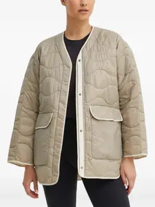 Стеганая куртка с карманами Peak Performance, бежевый