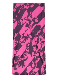 Юбка миди с принтом DRIES VAN NOTEN, розовый