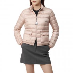 Пуховик женский розовый Moncler, розовый