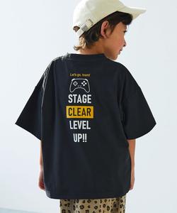 Футболка с коротким рукавом и крупным силуэтным принтом Devil Lab, которую можно стирать. 25SS