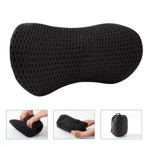 Подушка для поясницы, пена с эффектом памяти, для офисных кресел, автомобильных сидений и спинок ZREE