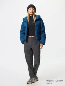 Теплые эластичные брюки Uniqlo, 08 dark grey